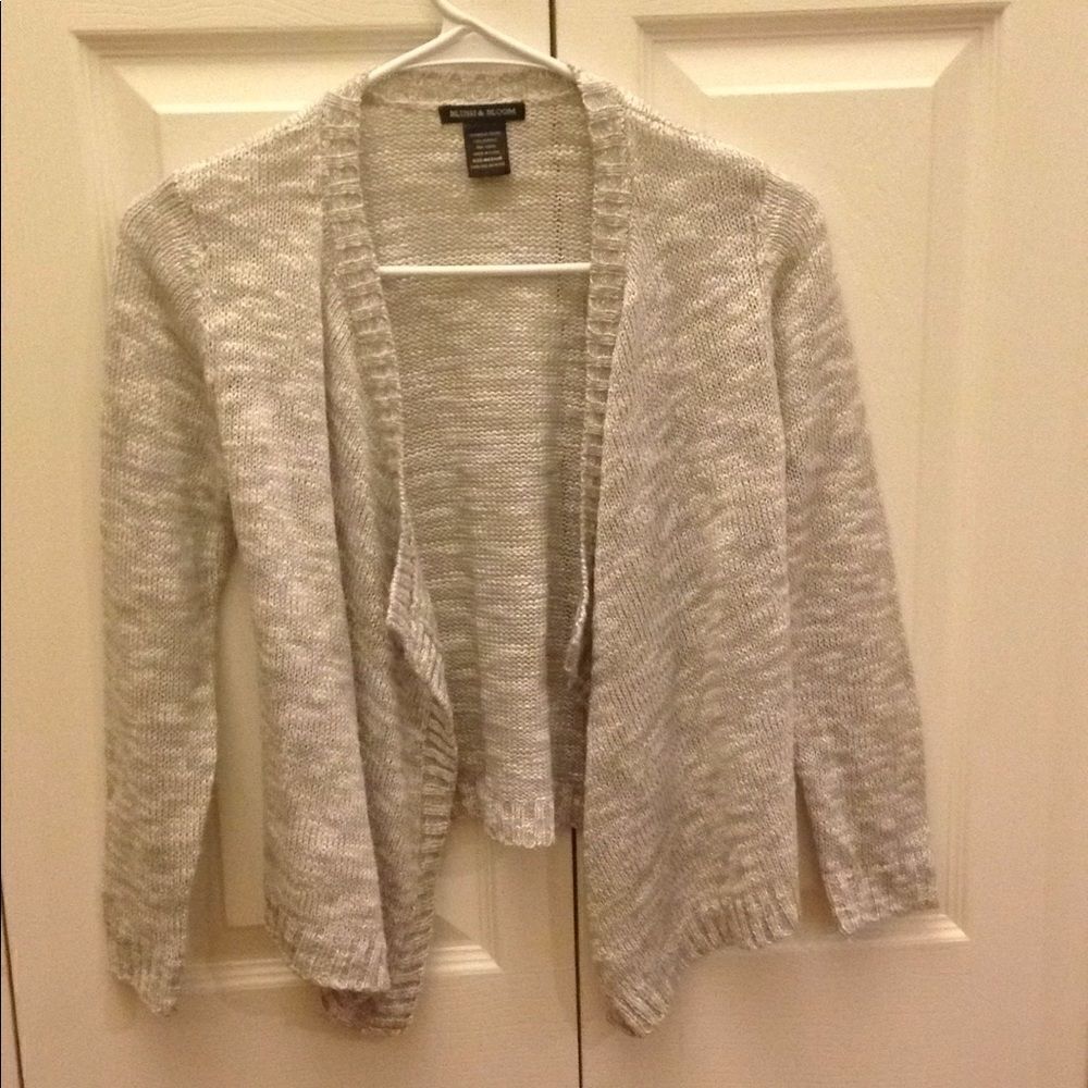 Gray Cardigan Junior’s Medium